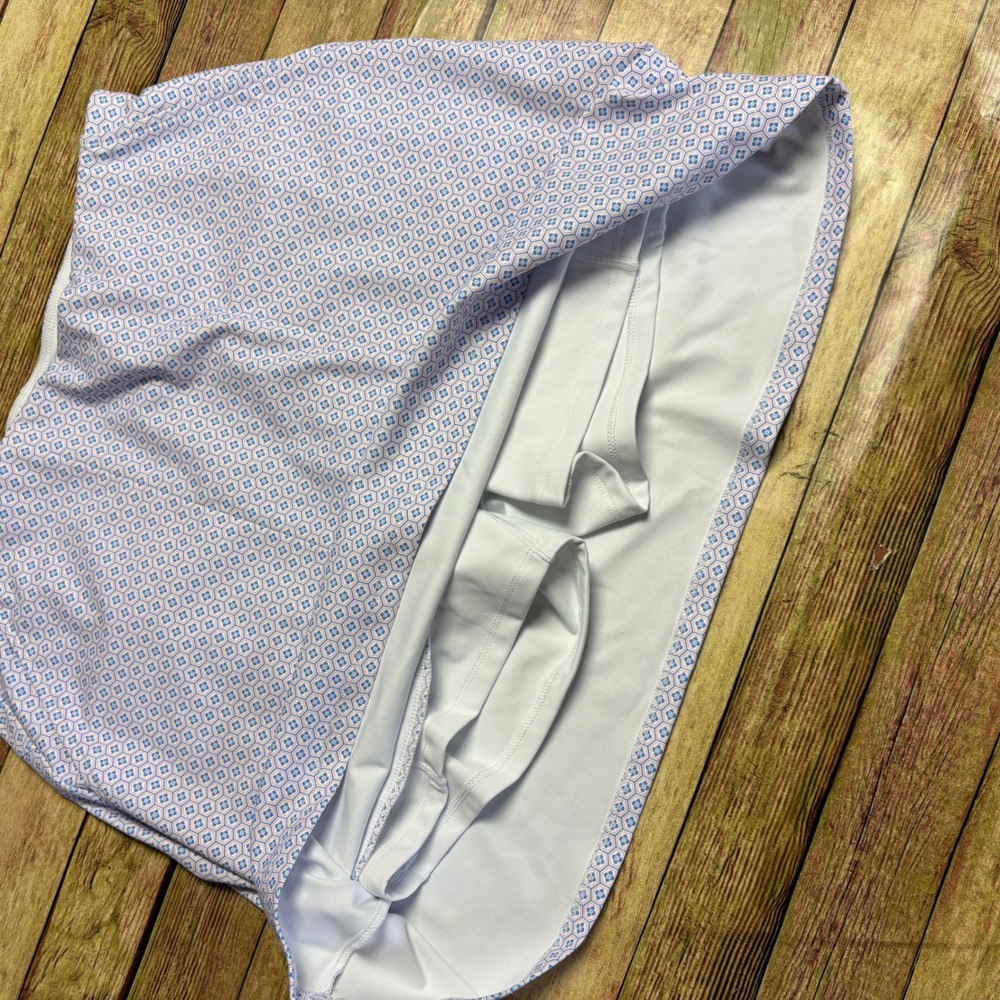 Tenniscore Grandmillennial Blokette Straight Down Geometric Athletic Skort Small - Picture 5 of 8